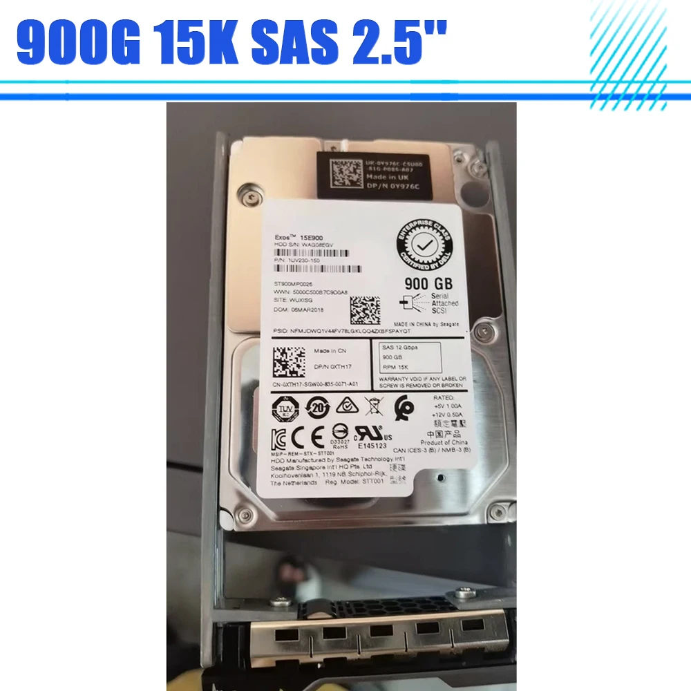 

NF5280 NF5270 M3 M4 M5 HDD 900G 15K SAS 2,5 дюйма ST900MP0026 Жесткий диск для Inspur