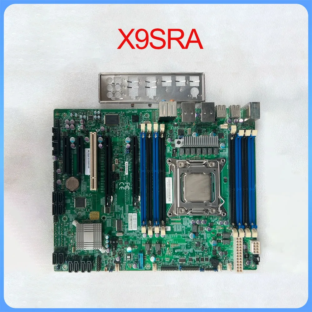 X9SRA For Supermicro Single-way Workstation Motherboard C602 Chipset E5-2600 1600 V2 PCI-E3.0 LGA2011 X79 DDR3