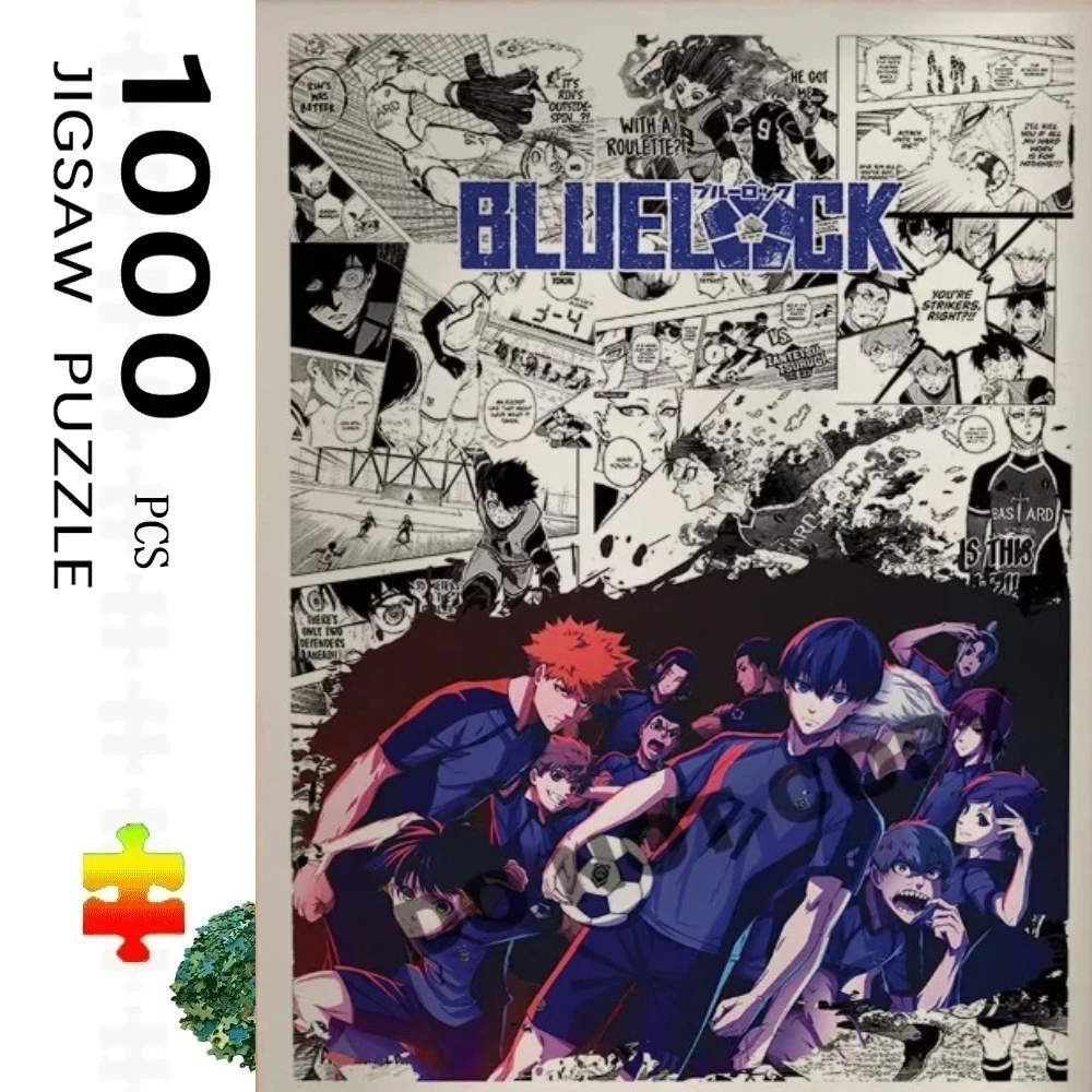 

Пазлы для взрослых (500/1000 деталей) в японском классическом стиле BLUE LOCK – для взрослых и всей семьи – сложные крупные детали, портативные