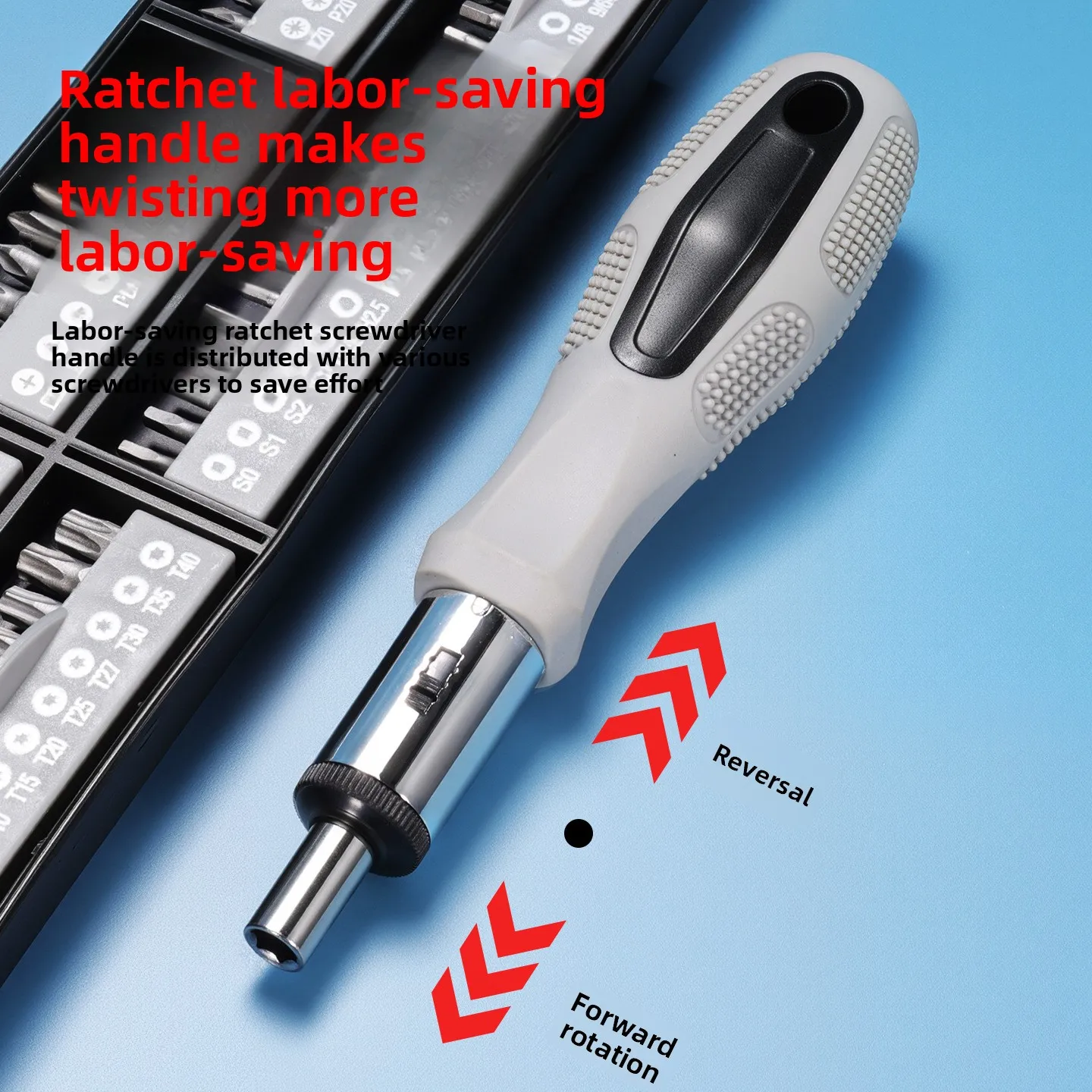 Multifunctional high hardness combination screwdriver set, industrial grade 8 maintenance 100-piece screwdriver set