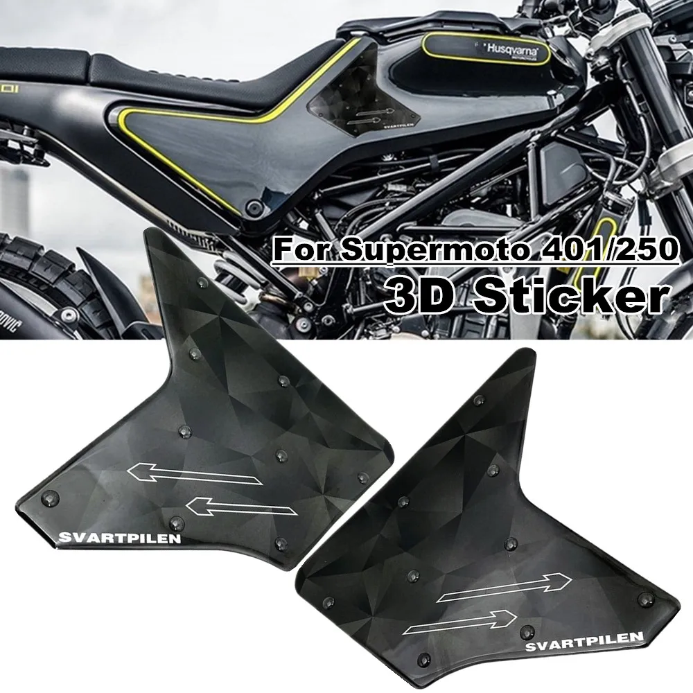 

3D наклейка на мотоцикл, наклейка на топливный бак для Husqvarna 401 250 Svartpilen 250 2018-2022 Svartpilen 401
