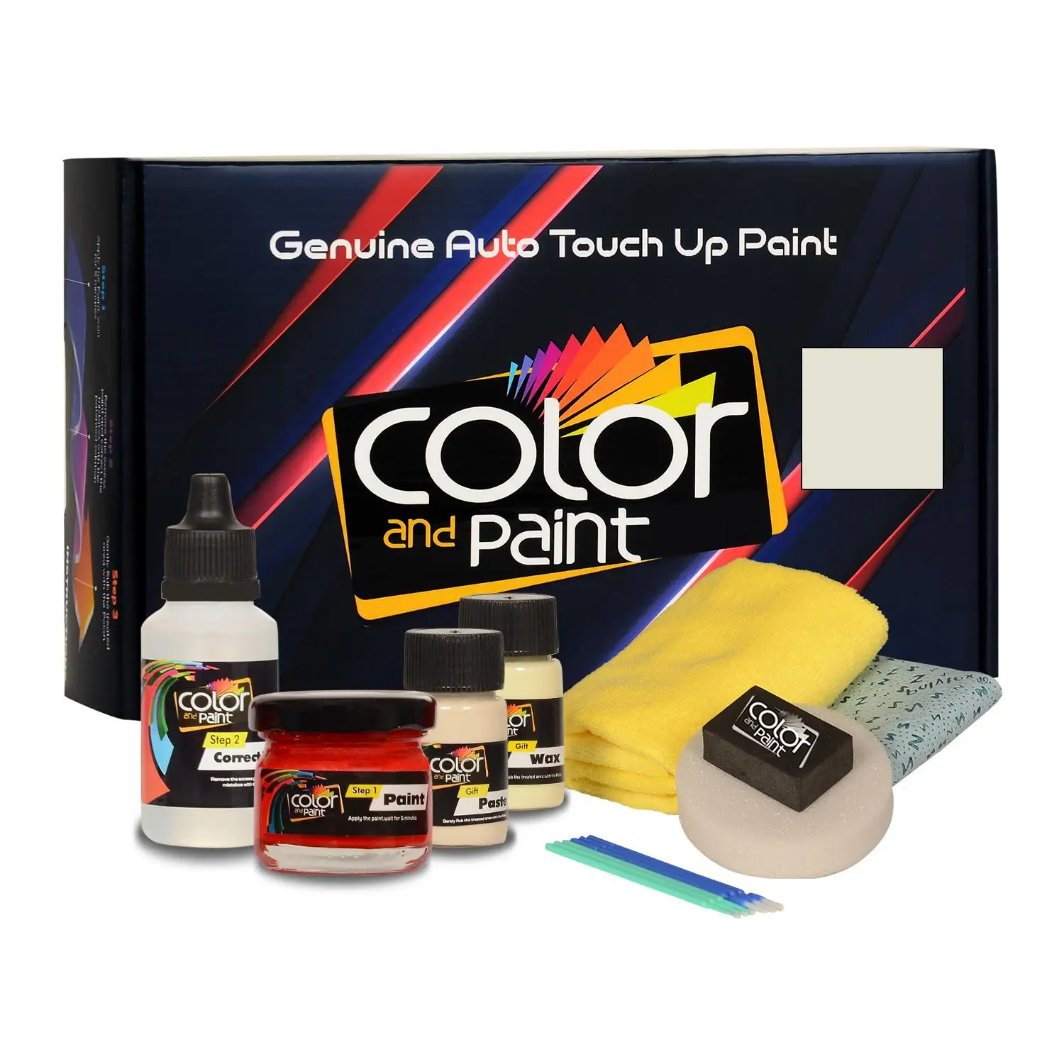 Color and Paint compatible with Infiniti Automotive Touch Up Paint - WHITE COTTON - 621 - Basic Care