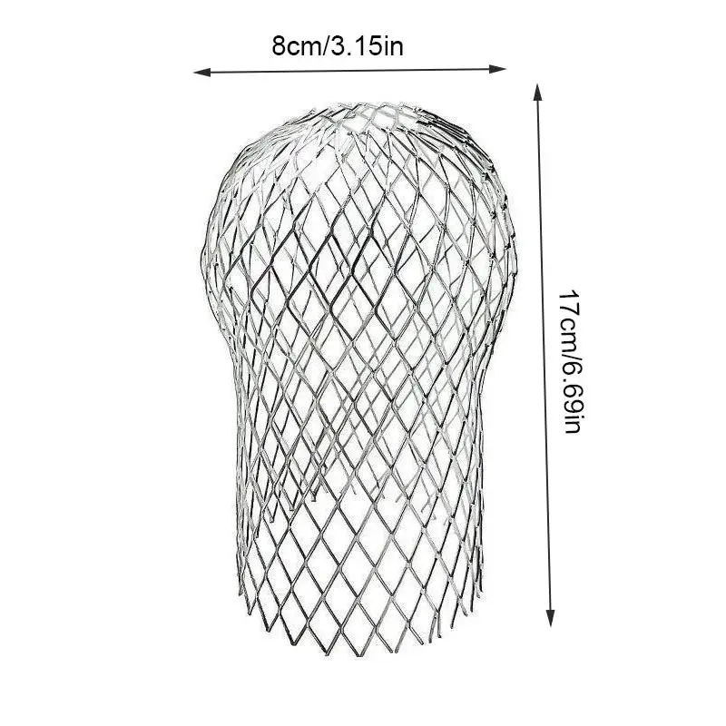 【M】Aluminum Alloy Drain Pipe Mesh Filter Anti-Clogging Leaf Filter For Round Square Pipes Prevents Clogging From Leaves - view 6