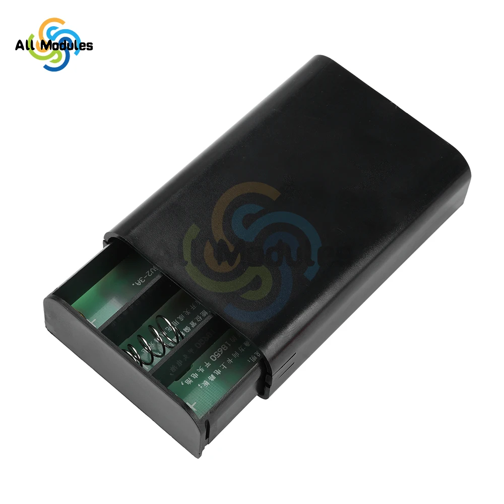 

3x 18650 Battery Box DC 5V/12V Dual Output Solder-Free DIY Power Bank with Switch for WiFi Router/LED Light/Cellphone Charging