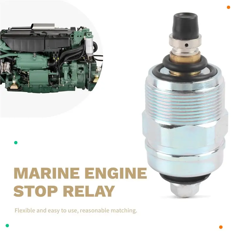 Diesel Oil Pump Solenoid Valve For Volvo Penta AD TAMD TMD KAD KAD TAMD KAD 876614 Marine Outboard