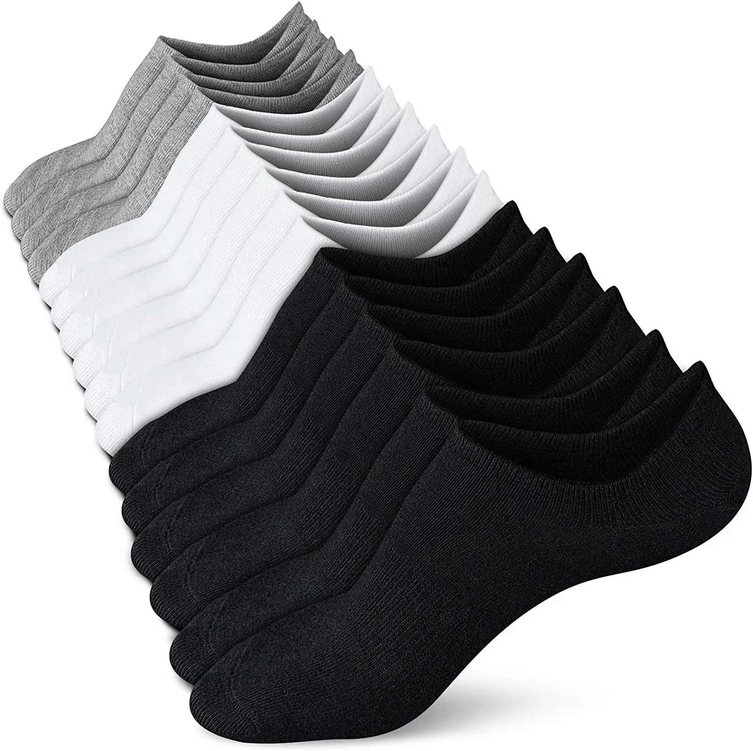 Calcetines náuticos para hombre, medias versátiles con absorción del sudor, para negocios, verano y otoño, 10 pares