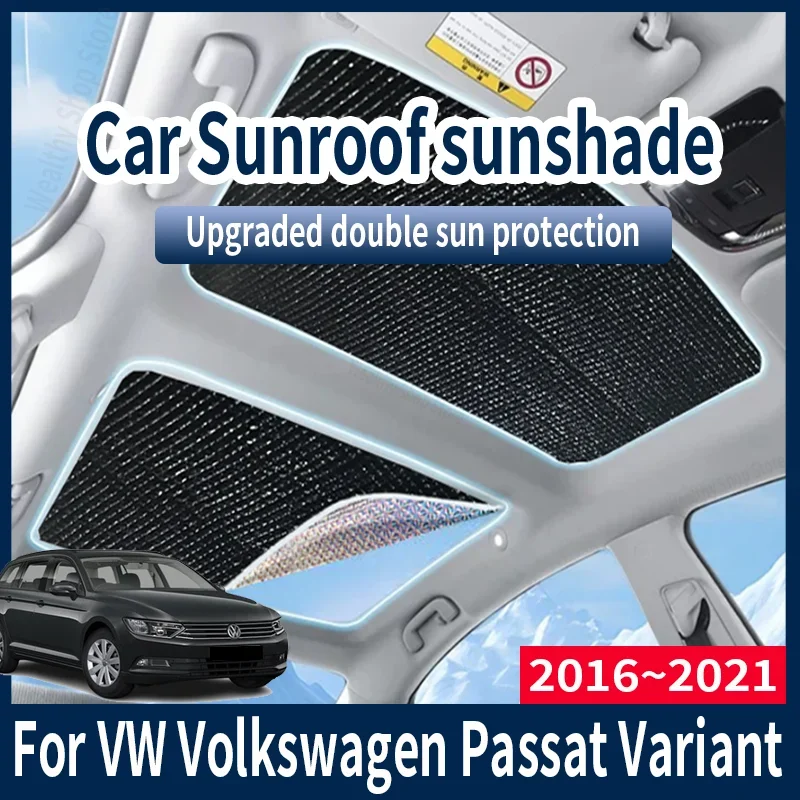 

Car Sun Shades Cover For VW Volkswagen Passat Variant 2016~2021 Auto Sunroof Sunshade Protector Anti-UV Heat Isolate Accessories