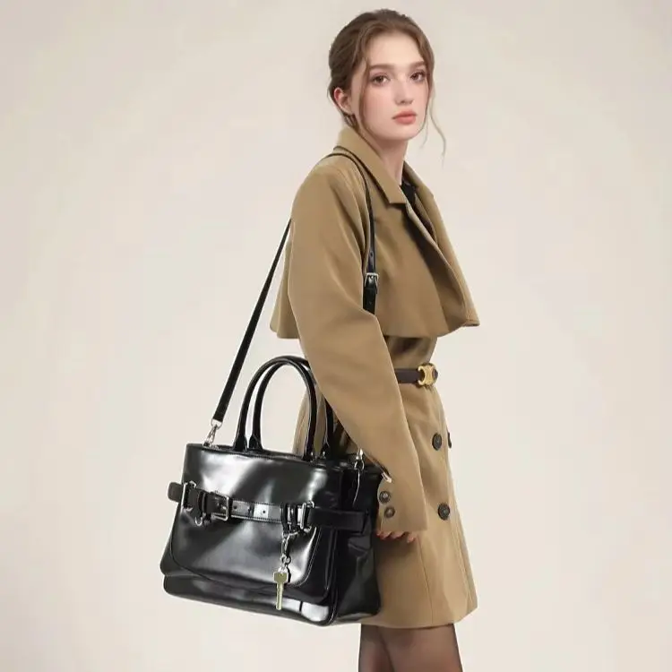 Casual Large-Capacity Shoulder Bag for Women: Denim Tote Bag, Simple and Versatile Underarm Bag - view 5