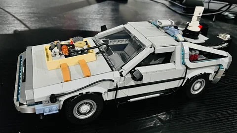 Модель DeLorean «Назад в будущее», строительные блоки, детская игрушка для сборки, подарок для мальчика наборы лего мир юрского периода купить - №4