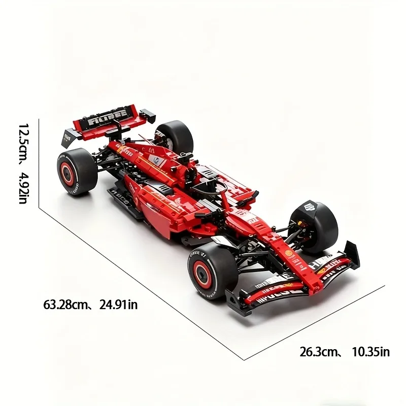 2026 Technical NEW 1:8 Racing Car Building Blocks Set MOC Model Kit DIY Assembly Bricks Creative Educational Toys ​ - view 5