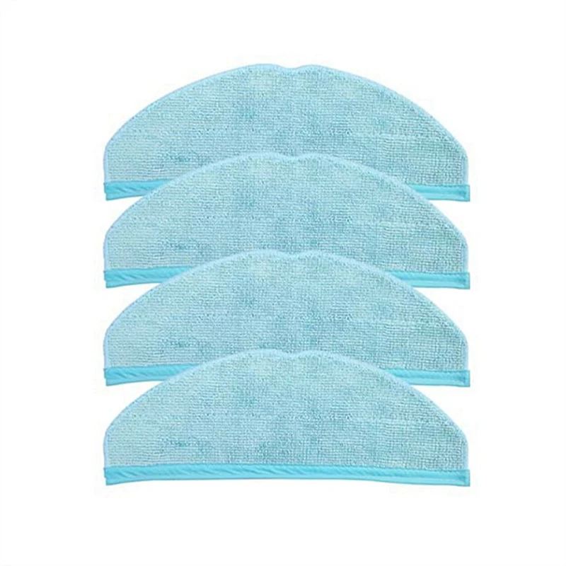 20 peças panos de esfregão laváveis para conga 8090 ultra / 9090 ai robô aspirador de pó panos de esfregão peças de almofada de pano