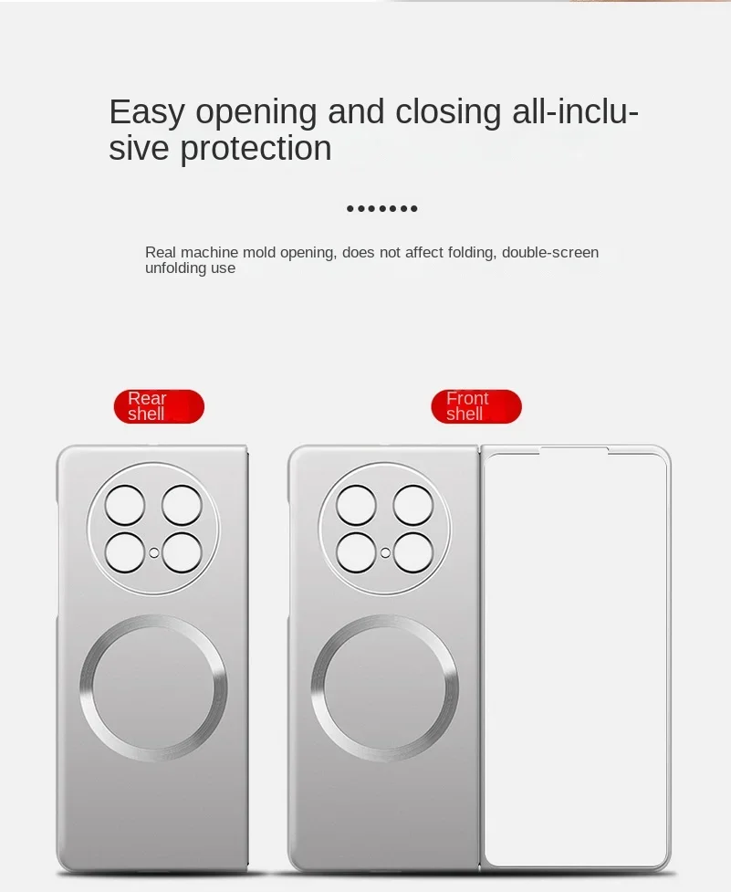 حافظة هاتف مغناطيسية بحواف رفيعة من Magsafe لهاتف OPPO Find N5 OPPO FIND N3 Find N2 غطاء حماية للكاميرا الصلبة رفيع للغاية #4