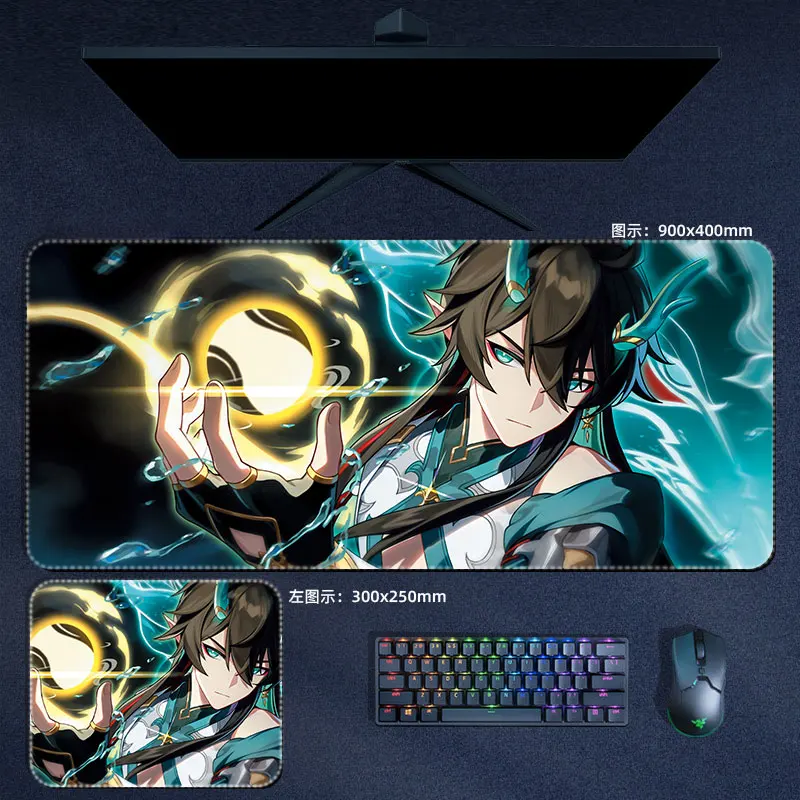 Honkai Star Rail Mouse Pad Kafka Mar7th Seele Himeko Welt Mousepad Teclado de Computador Padding Anime Gaming Acessórios Desk Mat