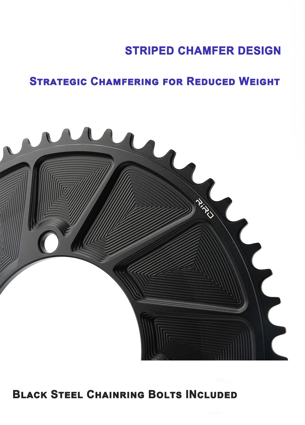 RIRO RXS ROAD FOLDING BIKE SEMI-CLOSED NARROW-WIDE SINGLE CHAINRING | 7075-T6 Aluminum Alloy | 46 to 58T | 9 to 12S  | 125G