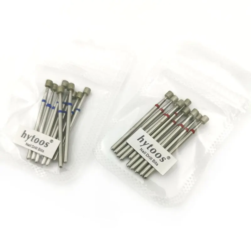 HYTOOS Barrel Russian Diamond Nail Drill Bit Manicure Cuticle Burr Electric Drills Accessories Supplier