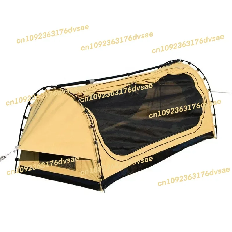 

In Stock Portable Swag Tent Ripstop Canvas Fabric 4x4 Offroad Camping Hiking Waterproof 2 Person Aluminium Pole 11mm