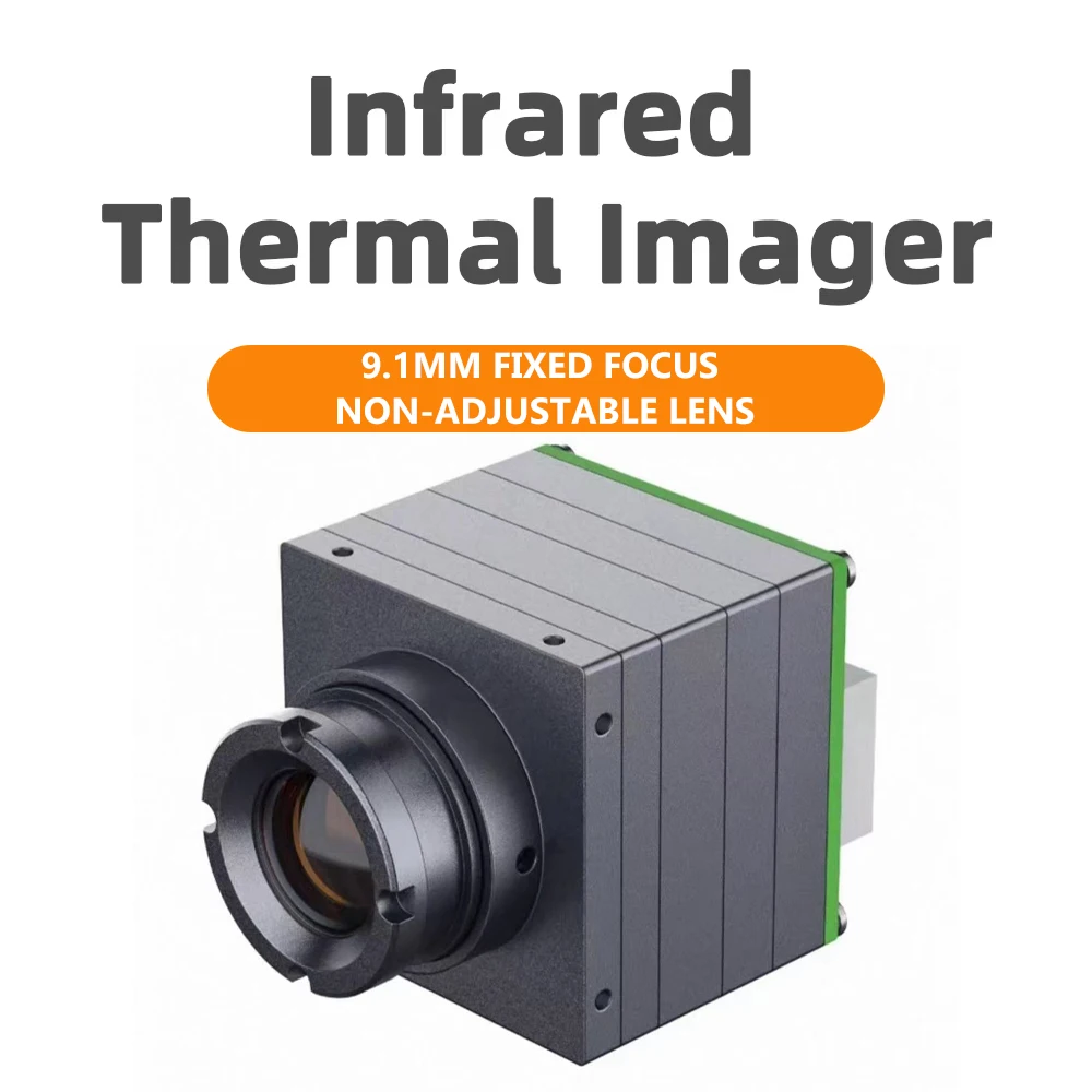 384x288 9.1MM Lens Industry Infrared Thermal Camera Uncooled VOx LWIR Thermal Imager CVBS/USB(UVC) For UAV, Outdoor Monitoring