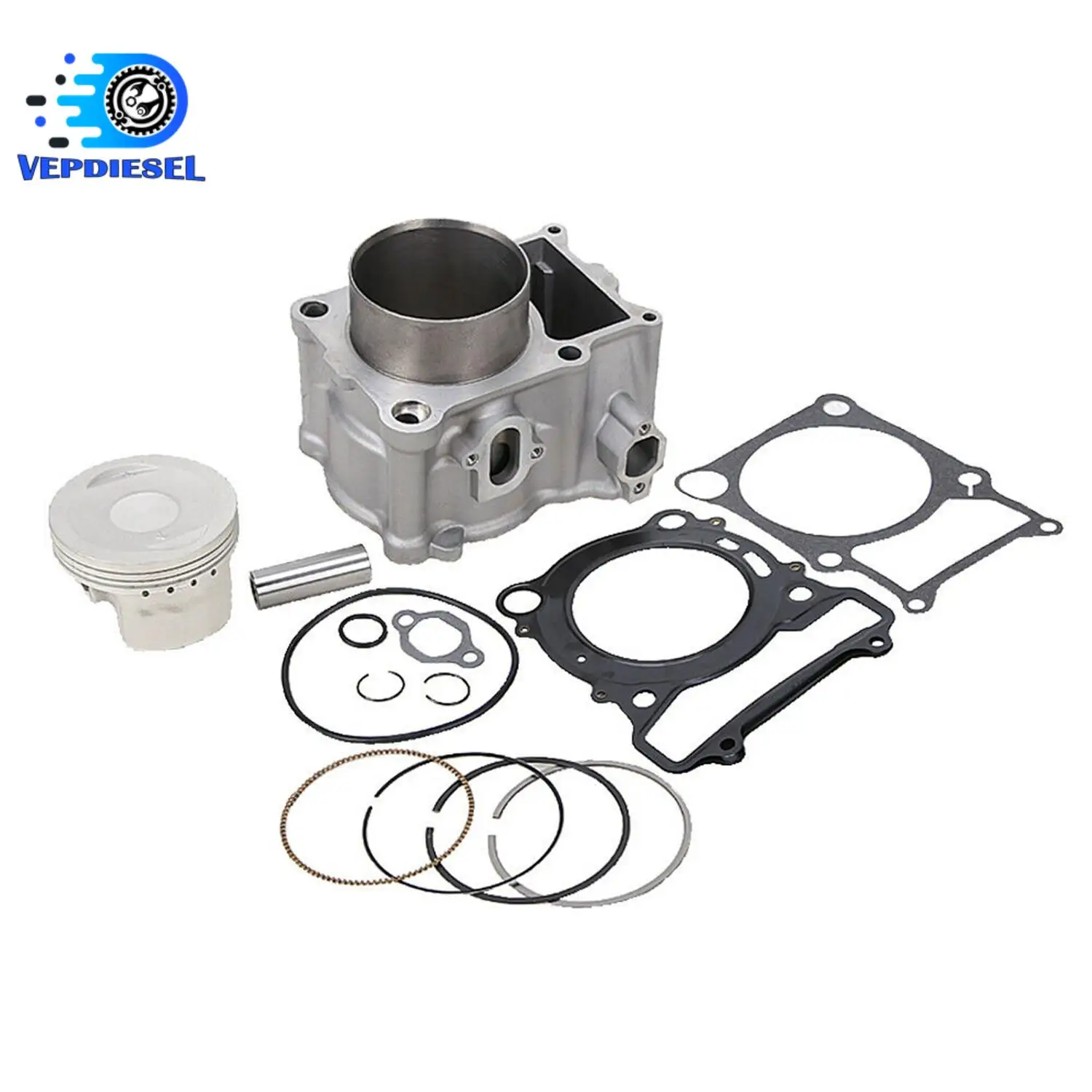 Cylinder Piston Gasket Kit 84.5mm 5GH-11310-00-00 5GH-11631-00-00 for Yamaha Kodiak Grizzly 400 2000-2008 Engine Repairing Parts