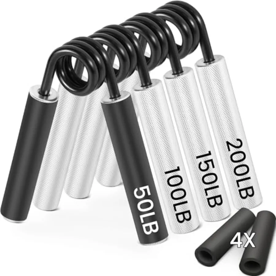 

FLYFE Grip Strength Trainer Hand Grip Strengthener Forearm Strengthening Devices Metal Hand Exercisers Non-Slip Wrist Workout T