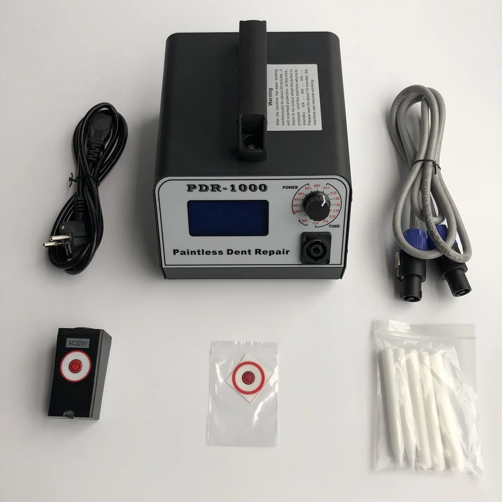 

Hot Box Car Body Painless Dent Repair Tool Car Paint Dent Repair Tool PDR1000 PDR Remover 1000W Induction Heater Tool Set