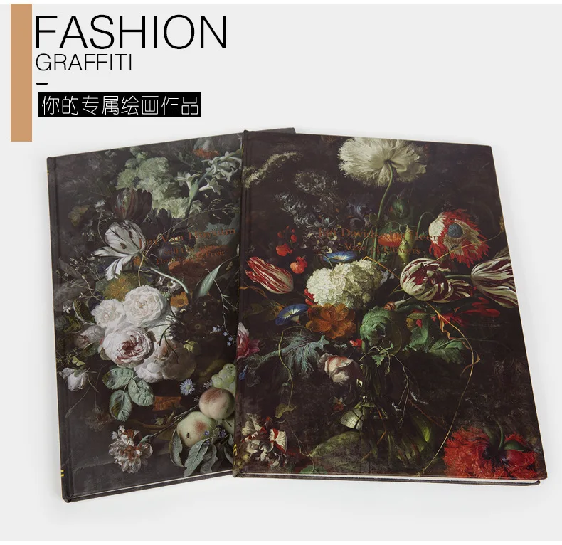 

Classical artist A3 blank high-end hardcover hard surface painting professional sketchbook fashion oil painting cover design