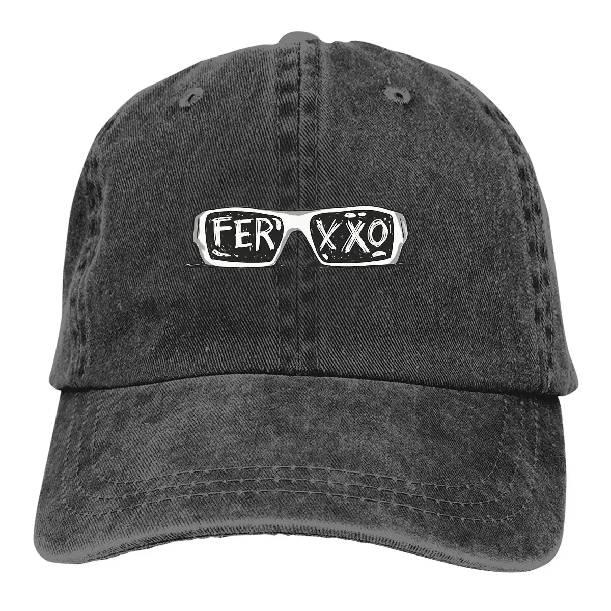 Feid Funny Multicolor Hat Peaked Women's Cap Ferxxo Glasses Personalized Visor Protection Hats