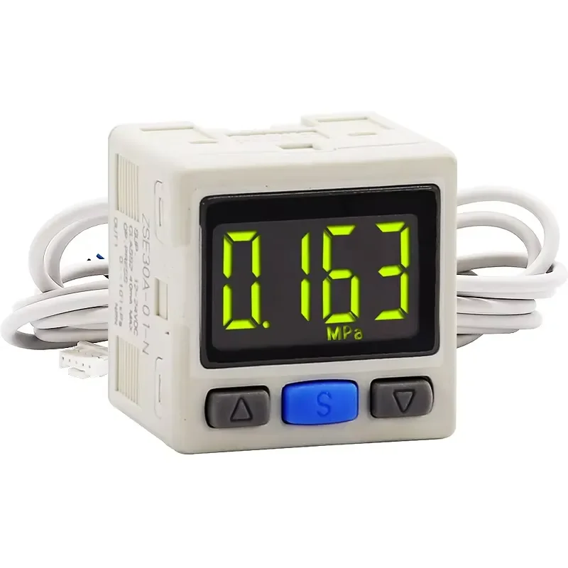 SMC Type ISE30A ISE40A 2-Color Display High-Precision Digital Switch Pressure Sensor Vacuum Negative Pressure Gauge