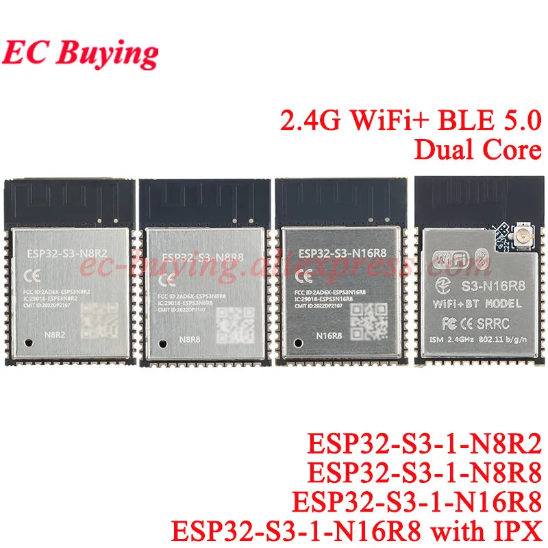 1Pc-2Pcs ESP32-S3 DevKitC N8R2 N8R8 N16R8 Nano Development Board Wireless WIFI Wi-Fi Ble 5.0 32 Bit MCU Core Module ESP32S3