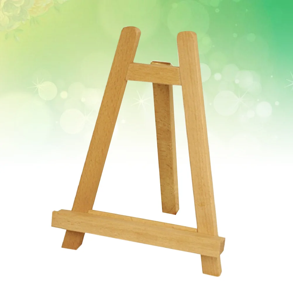 

Elegant Wooden Mini Easel Tripod Stand for Artwork Photos Paintings Durable Portable Display Wood Easel Stand