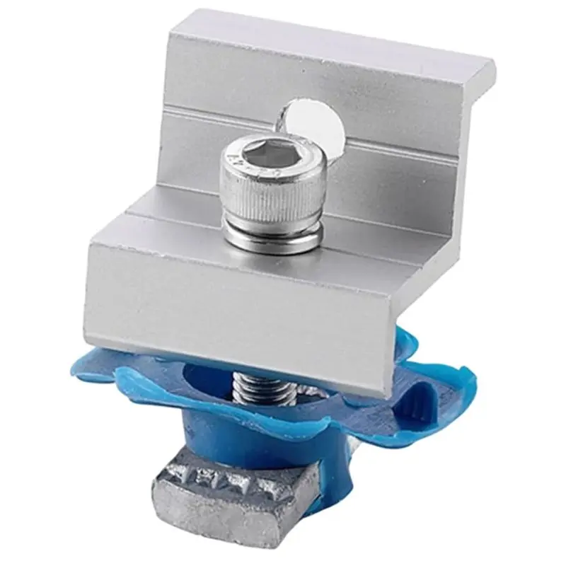 ABNM Solar Installation Mounting Brackets Kit For 30Mm Panel Frames-10 Pack Solar End Clamps For DIY Roof
