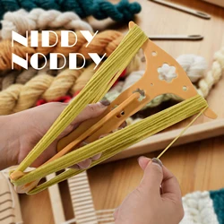 Niddy Noddy for Spinning Yarn 1, 1.5 & 2 Yard Adjustable Plastic Tool for Plying and Winding Yarn Thread & Wool bobbin skeins