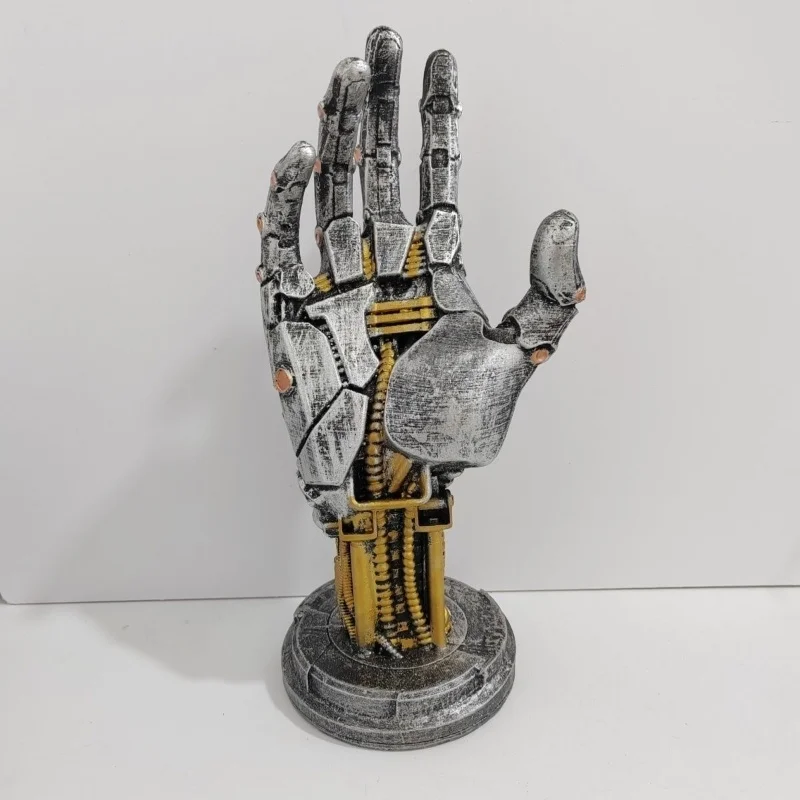 2024 New Asura Cybepunk Mechanical Hand Pendulum Handle Stand Desktop Model Decoration Boyfriend Birthday Toy Gift For Friend