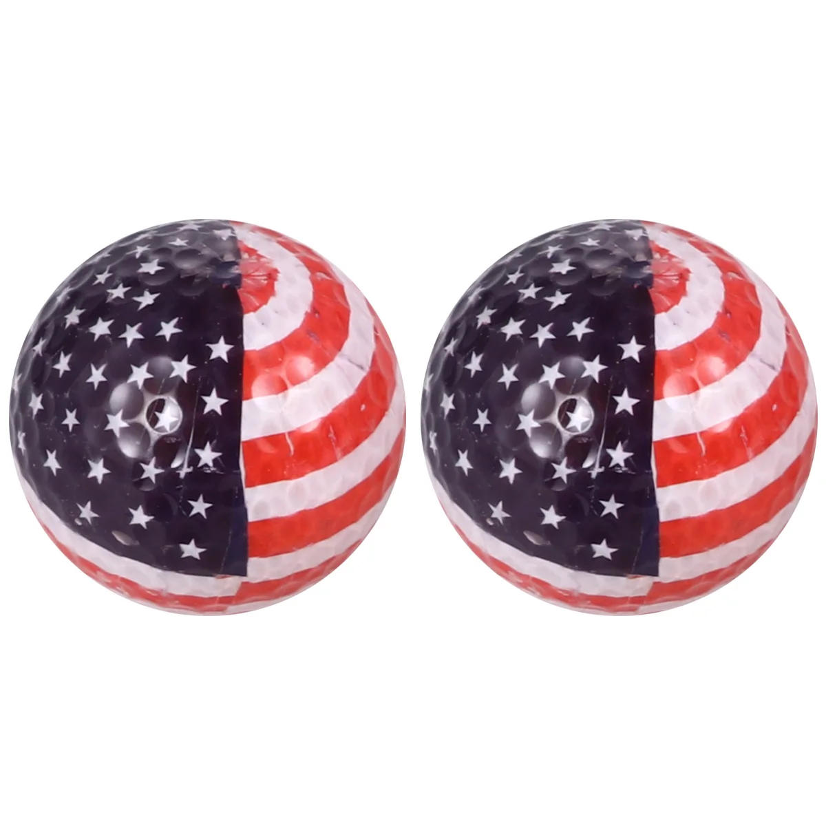 

2PCS Golf Balls for Beginners 2Layers Practice Training Lightweight Pattern Suitable Tennis GolfGrips