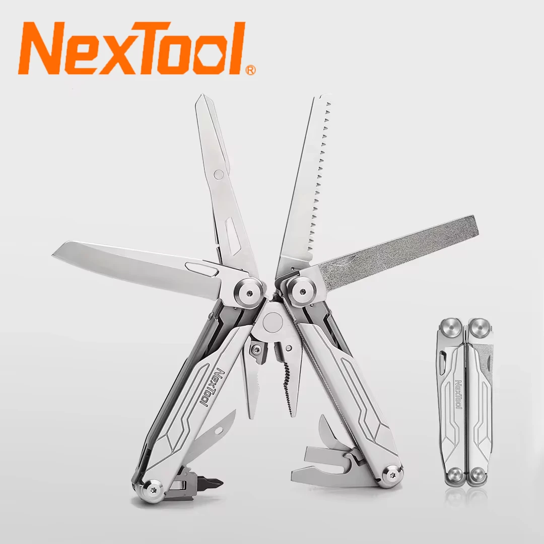 

NexTool EDC Pocket Multitool Pliers Survival Knife Folding 19 In 1 Tools Camping Knife Saw For Wood Hand Scissors Multi-Tool Awl