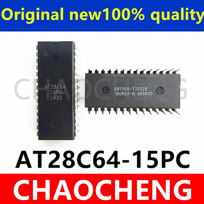 (2-5pcs)100% New original AT28C64-15PC AT28C64  DIP-28  Chipset