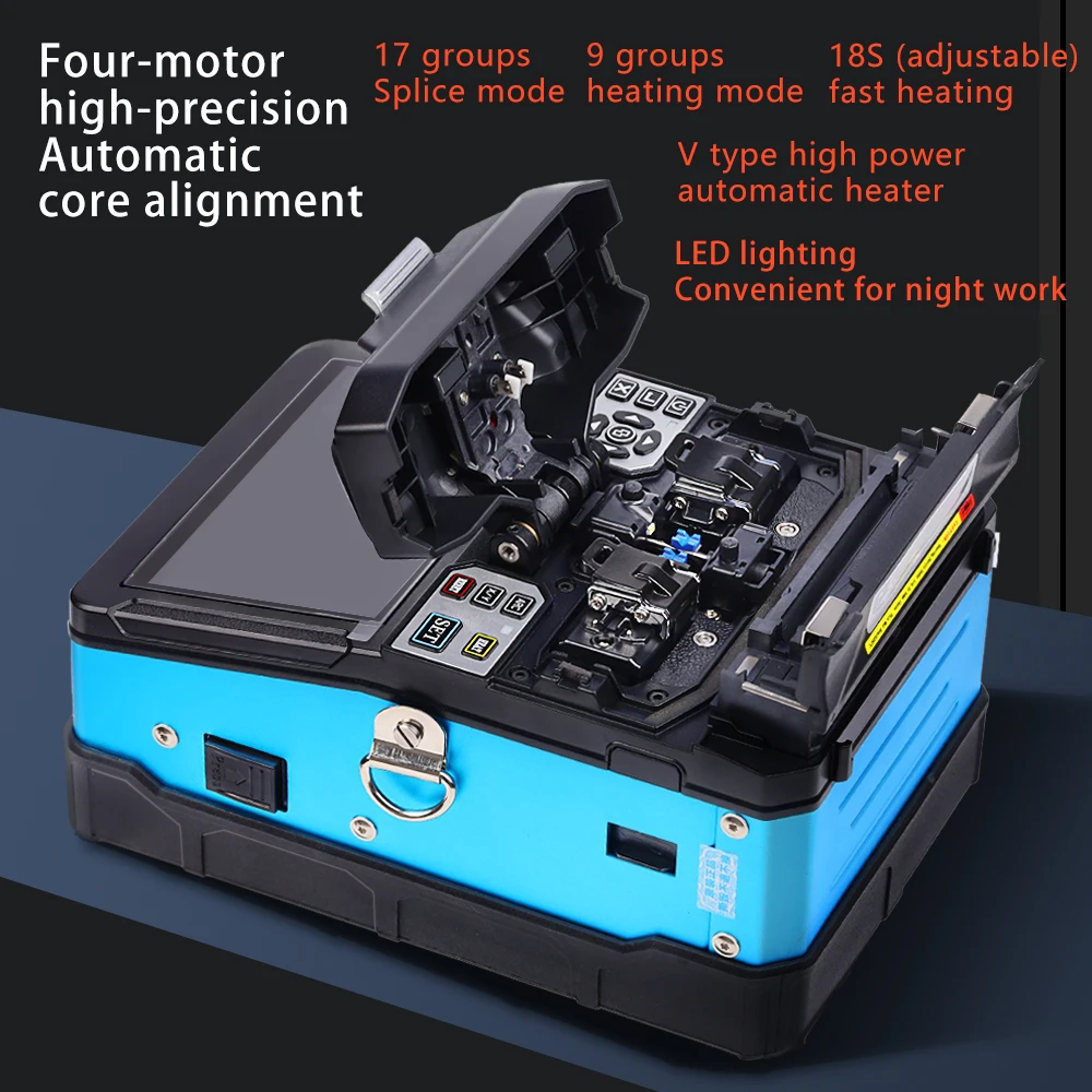 FS-60F Fully Automatic Fiber Optic Welding Splicing Machine Fiber Optic Fusion Splicer Fiber Optic Splicing Machine