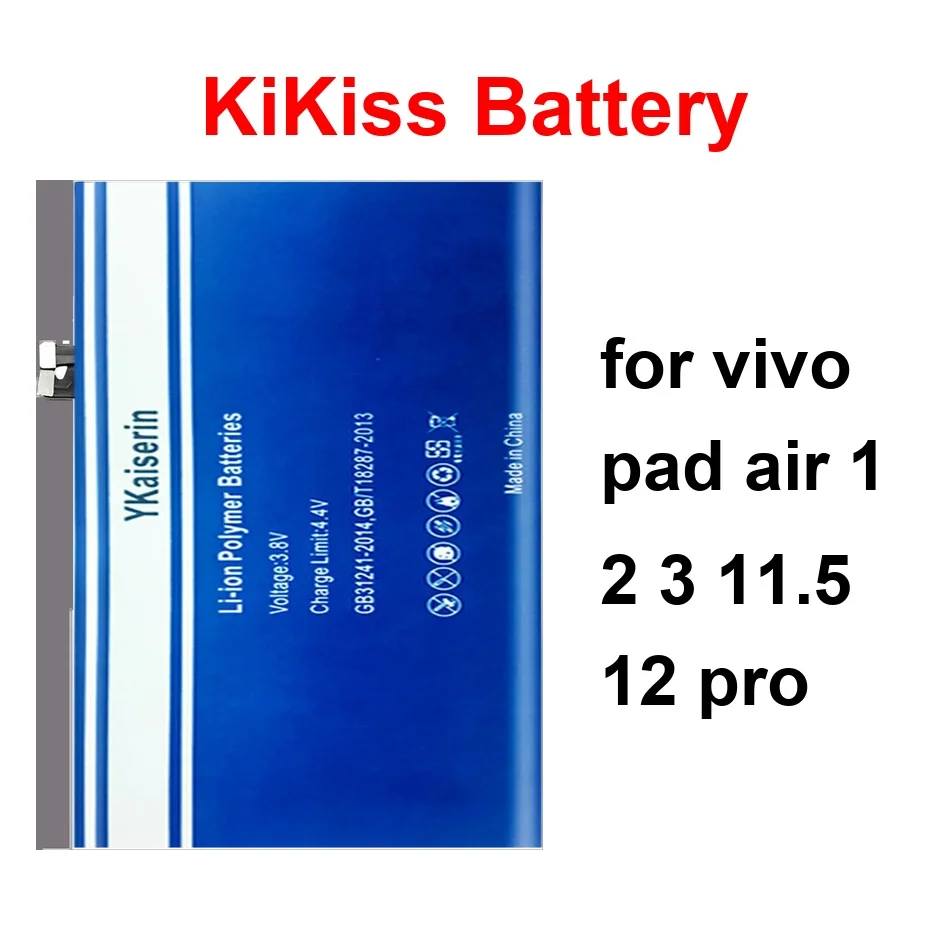

Tablet Battery High-Capacity BW-B7 BW-B1 BW-B5 8800-12300Mah For Vivo Pad Air 1 2 3 11.5 12 Pro