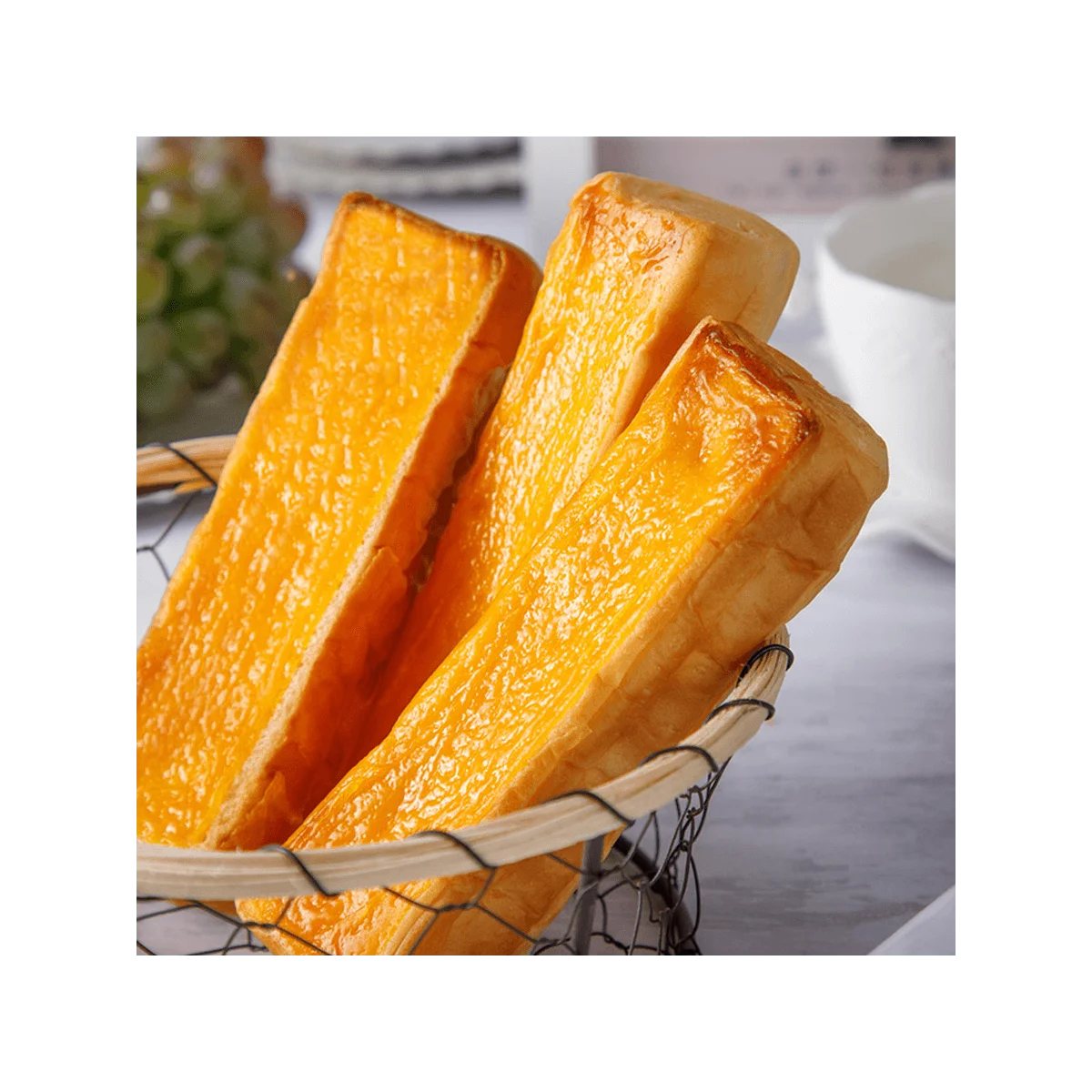 [6 แพ็ค] LEJINJI Stone-Baked Cheesy Breadsticks - แพ็คละ 3 ชิ้น 11.28 ออนซ์ แต่ละอัน - ของว่างแสนอร่อยสําหรับคนรักชีส