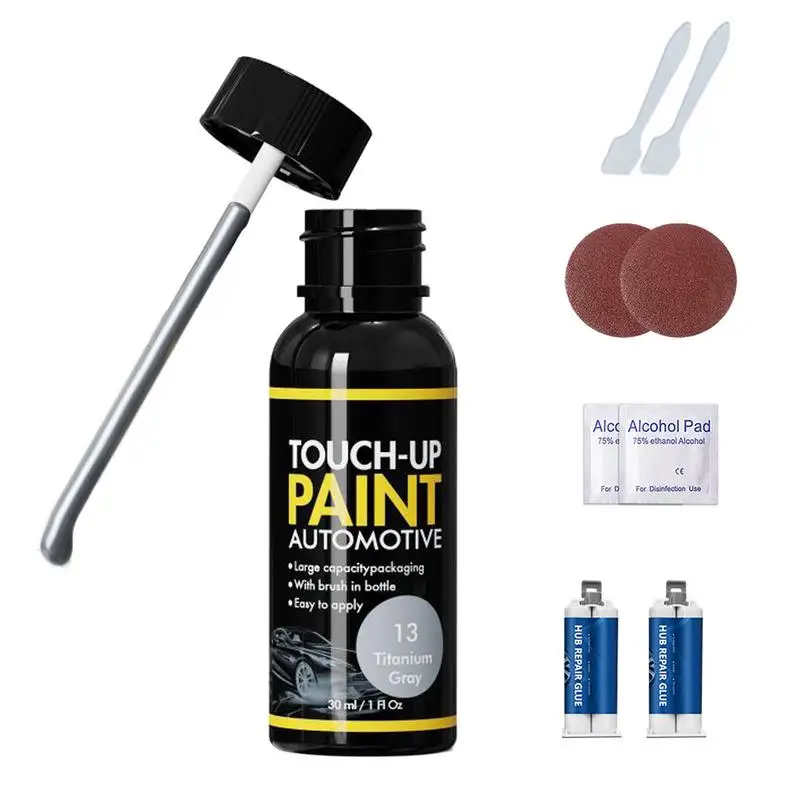 

Car Wheel Paint Restorer Wheel Rim Scratch Remover Set For Car Rim Paint Repair Kit Wheel Repair Kit For Motorcycle Travel RV