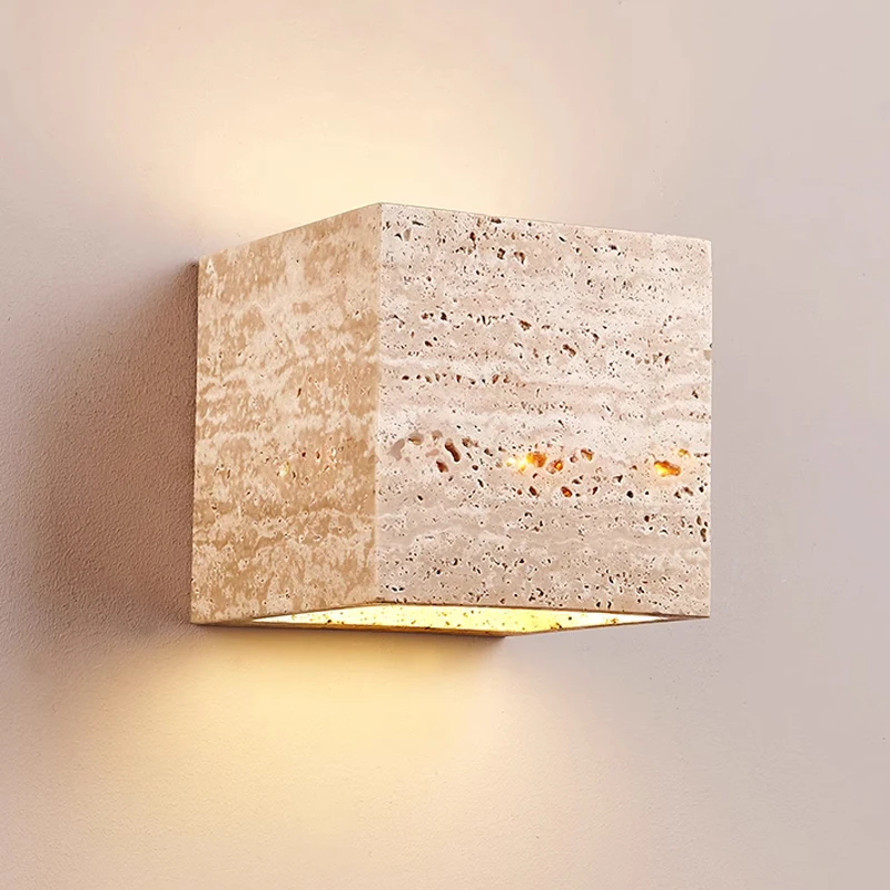 Outdoor Stone Wall Lamp Waterproof LED Light Bedroom