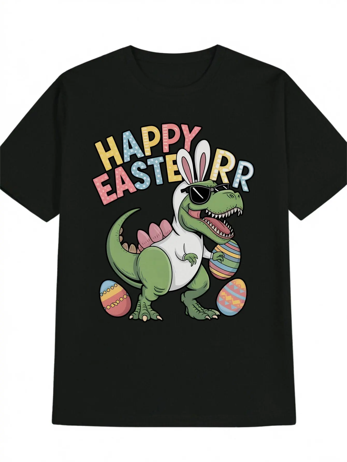 

Dinosaur Graphic Printing Summer Autumn Winter Cotton Men's and Women's T-shirts Short Sleeves Luxury Outdoor Sports Brand