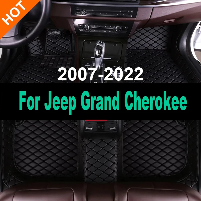 Car floor mats for Jeep Grand Cherokee 2007~2010 2011~2018 2019 2020 2021 2022 2008 2009 2012 2013 2014 2015 Car Accessories