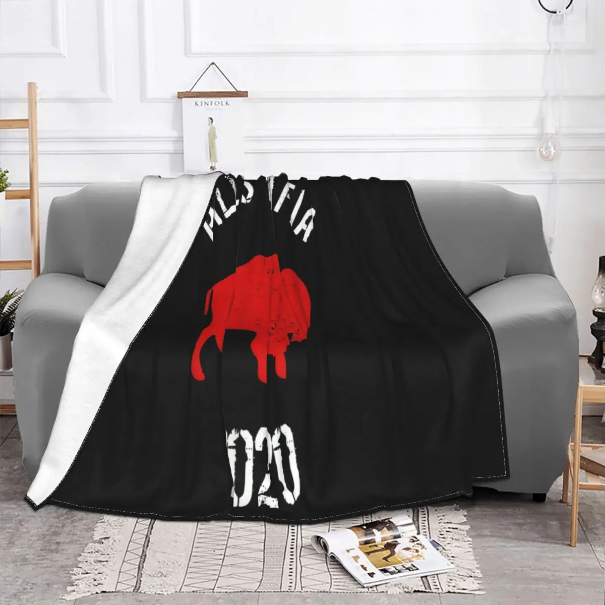 Bills Mafia 2020 Buffalo Mens Us Gift Hot Sale Animal Promotion Hip Hop Stylish Natural Text Throw Blanket