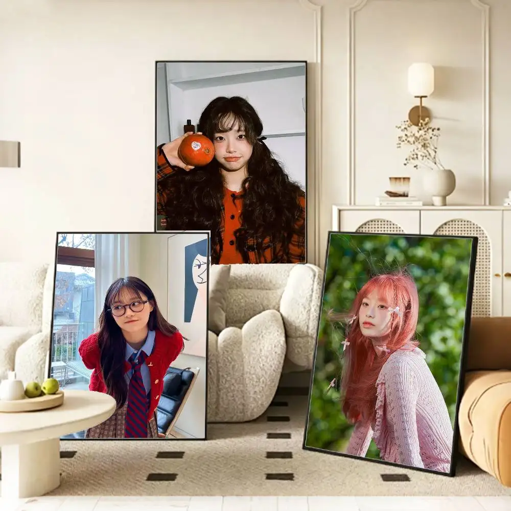 CUTE Chuu K-Kim J-Jiwoo  Poster HD Self Adhesive Waterproof Wall Art Ideal for Home Office Dorm Gift