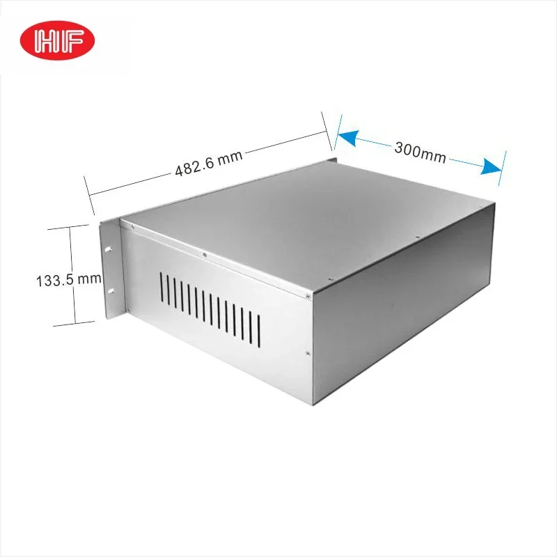 2025 3u Amplificatore in lamiera Montaggio su rack Custodia per armadio Amplificatori SCATOLA Custodia per rack in alluminio Custodia per apparecchiature di distribuzione