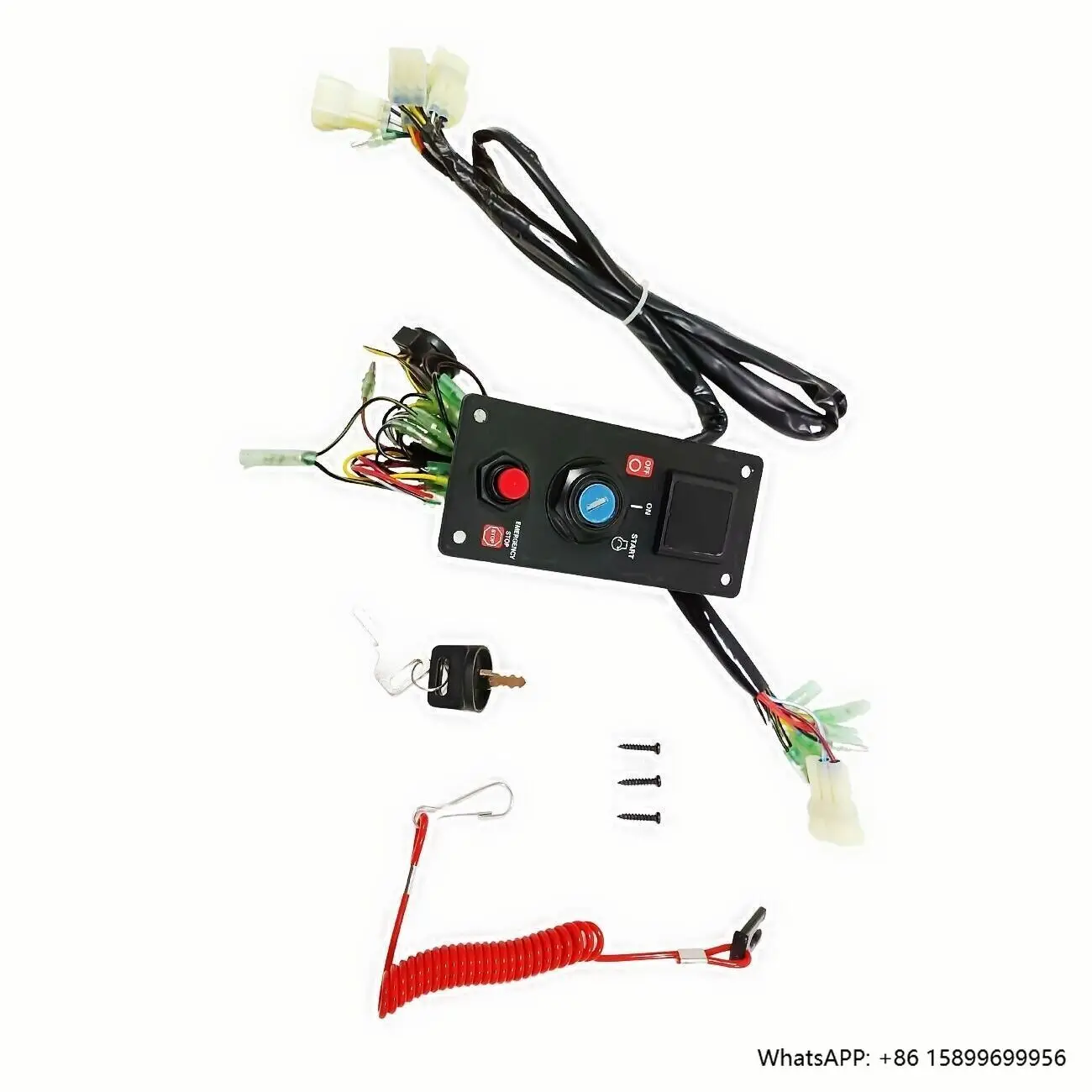 

ISURE Marine Outboard Engine Ignition Switch Key Panel Kit Switch 06323-ZZ5-764 Outboard Accessories