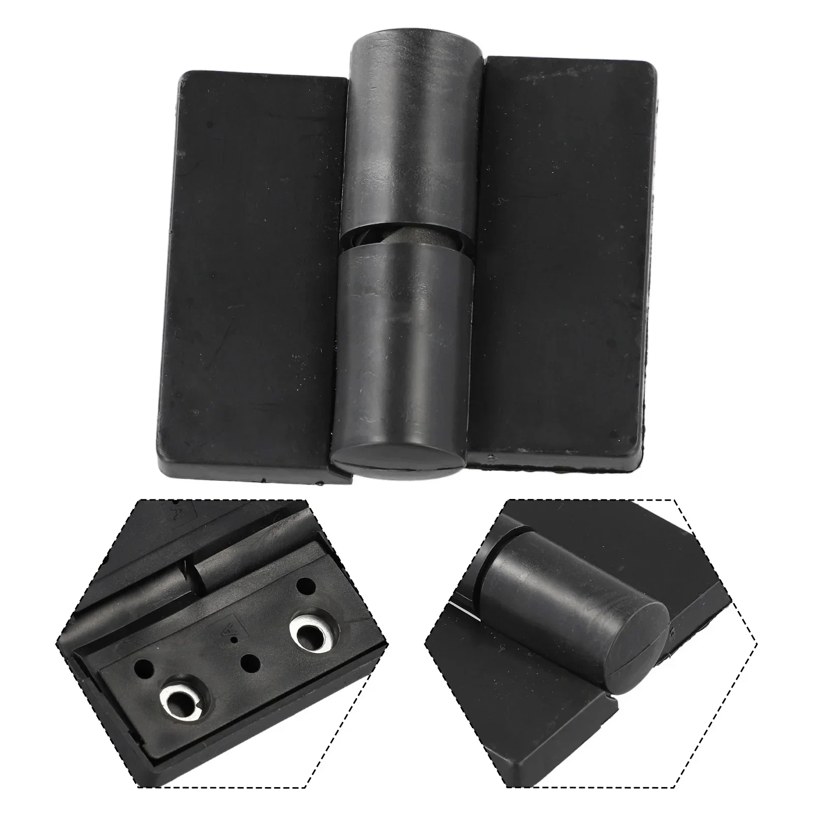 Hinge Door Hardware Door Hinge For Public Toilet 1pc Accessories Black Color Easy To Install Replacement Useful