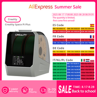 Creality Space Pi Plus Filament Dryer Box for 3D Printer, 2 Rolls Capacity, PTC 360 Degrees Hot-Air Heating, 48H Timer, LCD Touc