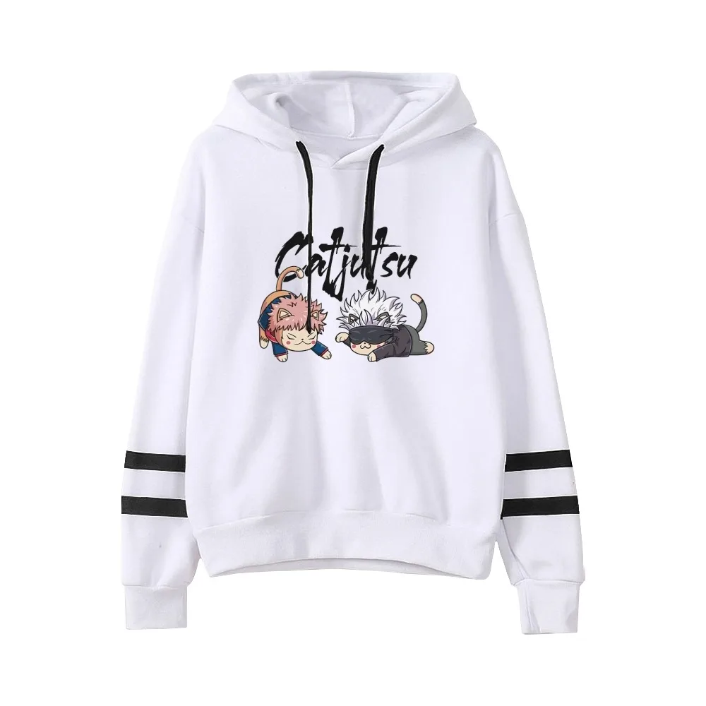 Jujutsu Kaisen Hoodie Unisex Pocketless Sleeve Sweatshirt Men Women's Pullover Harajuku Streetwear Anime Gojo Satoru Clothes