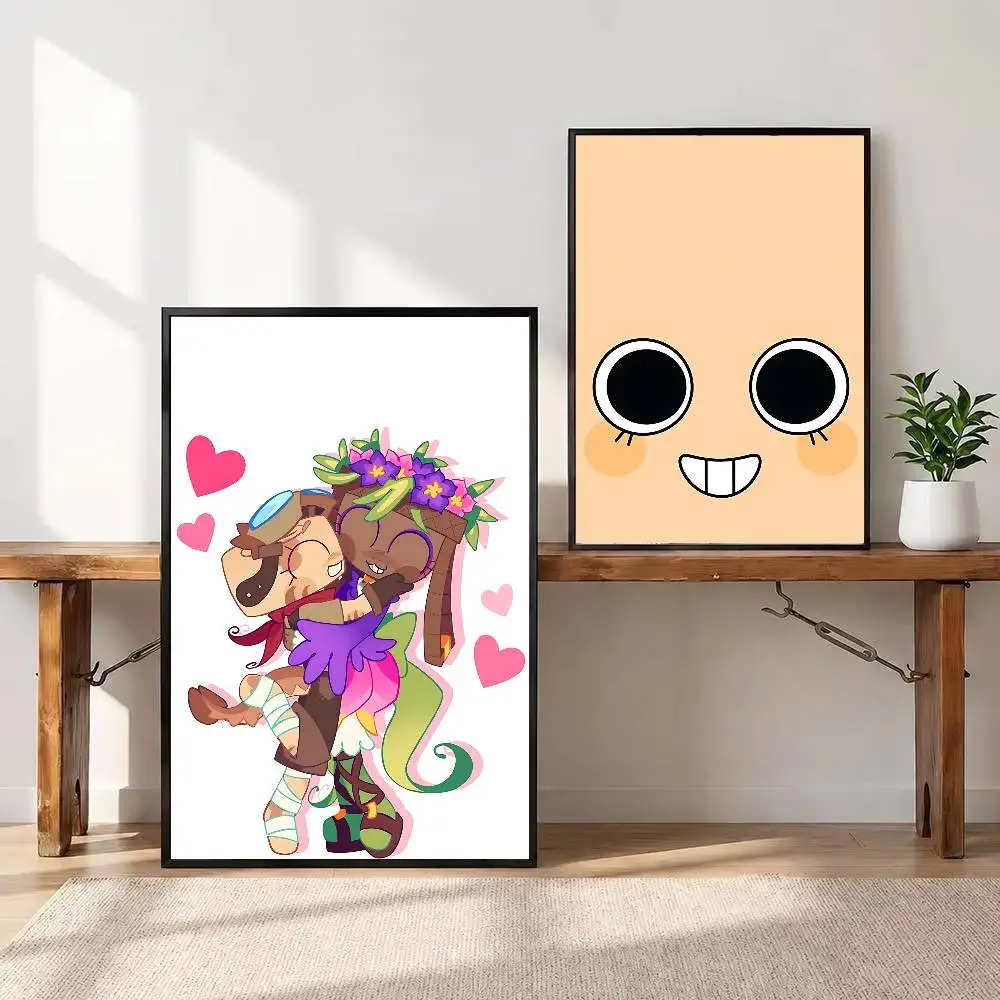 FOR Brawl Stars Shelly Poster HD Anime Hot Theme Singer/OST/Movie-Waterproof Self-Stick Home Decor